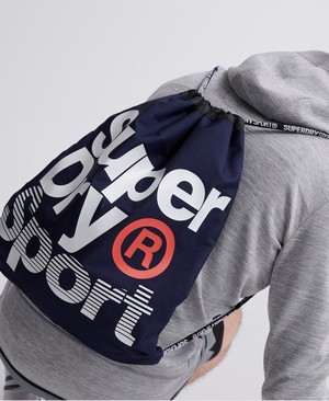 Superdry Drawstring Férfi Táska Sötétkék | HNTOC1762